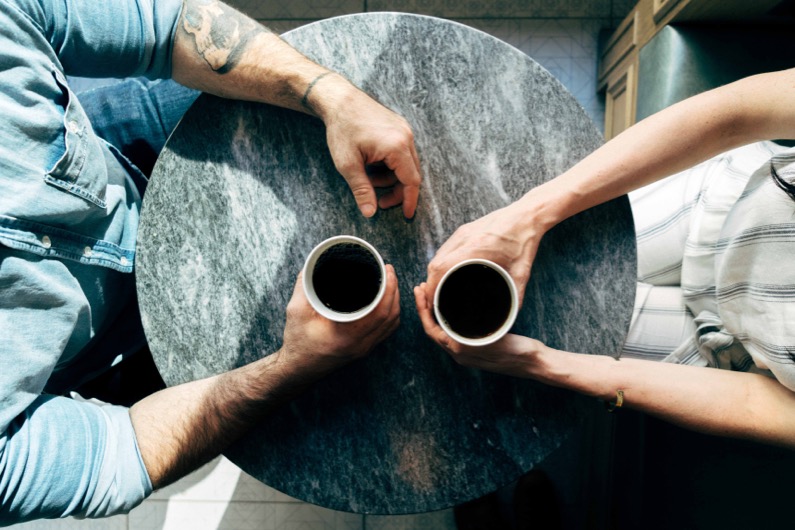 coffee carer table friendship